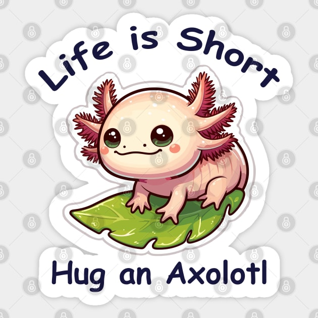 Cute Axolotl Sticker by dinokate